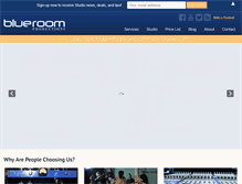 Tablet Screenshot of blueroommusicstudio.com